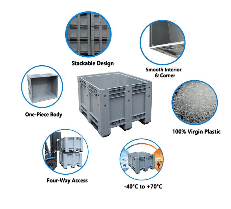 Highlights of Our Rigid Bulk Containers Highlights of Our Rigid Bulk Containers